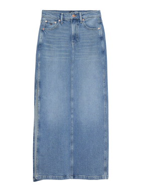 ΜΑΞΙ DENIM ΦΟΥΣΤΑ CLAIRE | Μπλε M