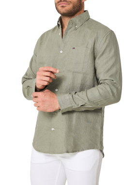 ΑΝΔΡΙΚΟ ΛΙΝΟ ΠΟΥΚΑΜΙΣΟ | Χακί M