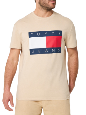 ΑΝΔΡΙΚΟ T-SHIRT ΜΕ ΛΟΓΟΤΥΠΟ | Μπεζ XXL