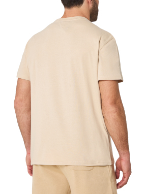 ΑΝΔΡΙΚΟ T-SHIRT ΜΕ ΛΟΓΟΤΥΠΟ | Μπεζ XXL