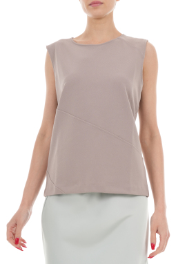 ΓΥΝΑΙΚΕΙΟ ΑΜΑΝΙΚΟ ΤΟΠ | Μπεζ Σκούρο S