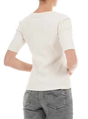 ΓΥΝΑΙΚΕΙΟ T-SHIRT | Εκρού XS