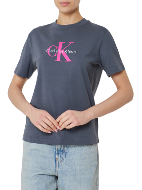 ΓΥΝΑΙΚΕΙΟ T-SHIRT ΜΕ ΛΟΓΟΤΥΠΟ | Μπλε Σκούρο XS