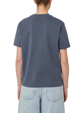 ΓΥΝΑΙΚΕΙΟ T-SHIRT ΜΕ ΛΟΓΟΤΥΠΟ | Μπλε Σκούρο XS