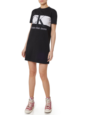 ΜΙΝΙ ΦΟΡΕΜΑ ΜΕ ΛΟΓΟΤΥΠΟ | Μαύρο S