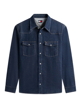 ΑΝΔΡΙΚΟ DENIM ΠΟΥΚΑΜΙΣΟ | Μπλε Σκούρο L