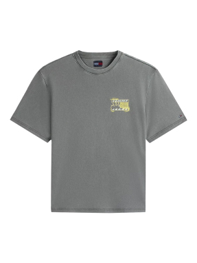 ΑΝΔΡΙΚΟ T-SHIRT 90s BACK BUBBLE LOGO | Γκρι Σκούρο S
