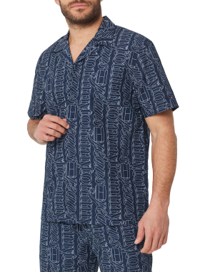 ΑΝΔΡΙΚΟ ΚΟΝΤΟΜΑΝΙΚΟ ΠΟΥΚΑΜΙΣΟ | Μπλε Σκούρο M