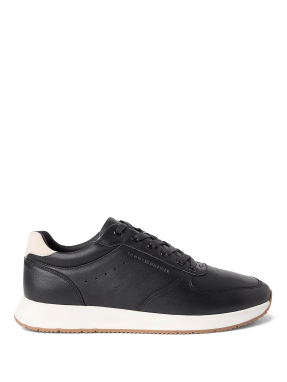 ΑΝΔΡΙΚΑ ΔΕΡΜΑΤΙΝΑ SNEAKERS | Μαύρο 44