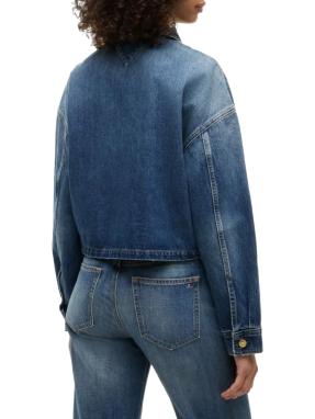ΓΥΝΑΙΚΕΙΟ DENIM JACKET | Μπλε Σκούρο S