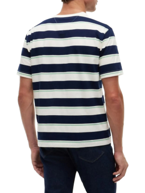 ΑΝΔΡΙΚΟ ΡΙΓΕ T-SHIRT | Μπλε Σκούρο XL