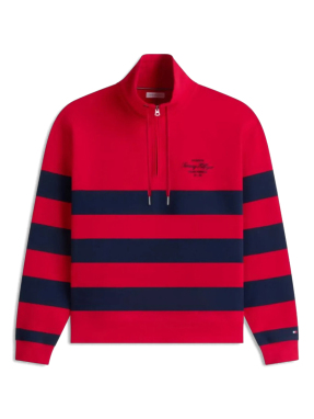 ΑΝΔΡΙΚΟ HALF-ZIP ΦΟΥΤΕΡ | Κόκκινο M