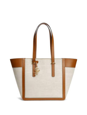 ΓΥΝΑΙΚΕΙΑ ΤΣΑΝΤΑ SCRIPT TOTE CANVAS | Μπεζ