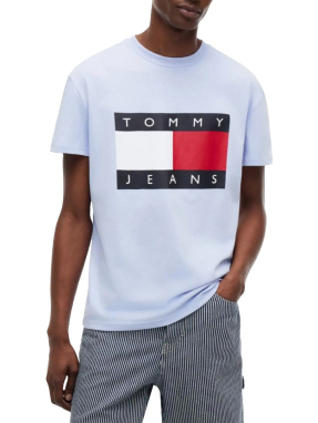 ΑΝΔΡΙΚΟ T-SHIRT ΜΕ ΛΟΓΟΤΥΠΟ | Μπλε Ανοιχτό XL