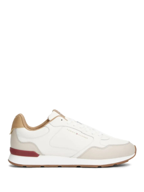 ΑΝΔΡΙΚΑ ΔΕΡΜΑΤΙΝΑ SNEAKERS | Λευκό 44