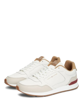 ΑΝΔΡΙΚΑ ΔΕΡΜΑΤΙΝΑ SNEAKERS | Λευκό 44