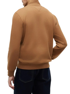 ΑΝΔΡΙΚΟ HALF-ZIP FLEECE ΦΟΥΤΕΡ | Καφέ XXL