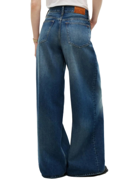 ΓΥΝΑΙΚΕΙΟ DENIM ΠΑΝΤΕΛΟΝΙ INDIE '70s | Μπλε Σκούρο 30/32