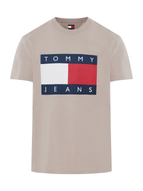 ΑΝΔΡΙΚΟ T-SHIRT ΜΕ ΛΟΓΟΤΥΠΟ | Μπεζ PKE XL