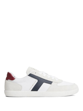 ΑΝΔΡΙΚΑ ΔΕΡΜΑΤΙΝΑ SNEAKERS | Λευκό 44