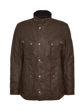 ΑΝΔΡΙΚΟ ΜΠΟΥΦΑΝ WAXED | Καφέ L