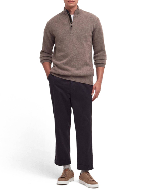 ΑΝΔΡΙΚΟ ΜΑΛΛΙΝΟ ΠΟΥΛΟΒΕΡ | Μπεζ Σκούρο S