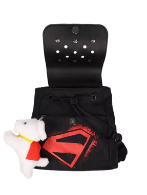 SUPERGIRL x CROCS ΣΑΚΙΔΙΟ ΠΛΑΤΗΣ | Μαύρο