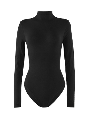 ΓΥΝΑΙΚΕΙΟ ΜΑΚΡΥΜΑΝΙΚΟ ΚΟΡΜΑΚΙ SHAPING | Μαύρο XS