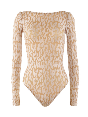 ΓΥΝΑΙΚΕΙΟ ΜΑΚΡΥΜΑΝΙΚΟ ΚΟΡΜΑΚΙ LEO | Μπεζ XS