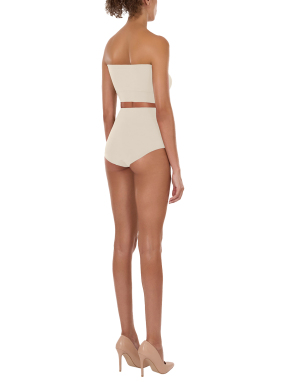 ΓΥΝΑΙΚΕΙΟ ΣΤΡΑΠΛΕΣ ΤΟΠ SEAMLESS | Εκρού XS