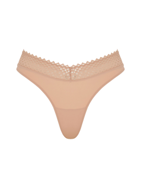 ΓΥΝΑΙΚΕΙΟ ΕΣΩΡΟΥΧΟ THONG | Μπεζ XS