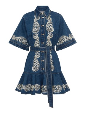 ΜΙΝΙ DENIM ΦΟΡΕΜΑ JACONES | Μπλε UK 12