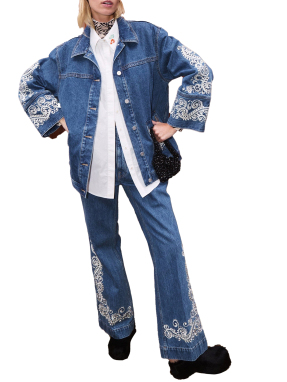 ΓΥΝΑΙΚΕΙΟ DENIM ΠΑΝΤΕΛΟΝΙ JACONES | Μπλε UK 8