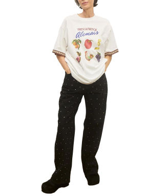 ΓΥΝΑΙΚΕΙΟ T-SHIRT MERCADO | Λευκό XS