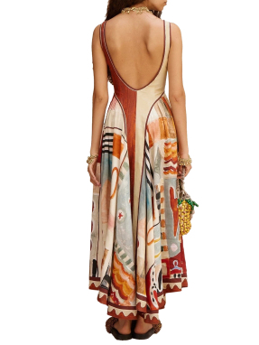 ΜΑΞΙ ΦΟΡΕΜΑ MICHELLE | Πολύχρωμο UK 8