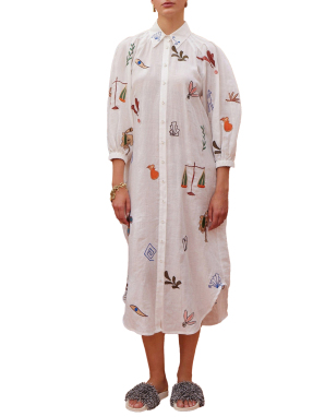 ΜΑΞΙ ΦΟΡΕΜΑ MINA | Λευκό UK 8