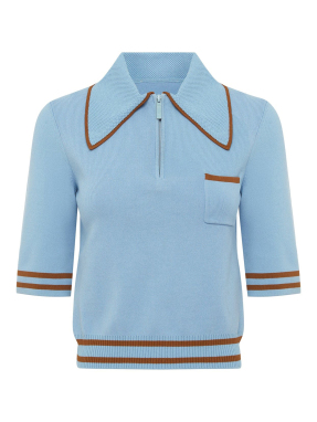 ΓΥΝΑΙΚΕΙΑ POLO ΜΠΛΟΥΖΑ NOURA | Γαλάζιο S