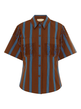 ΓΥΝΑΙΚΕΙΟ ΠΟΥΚΑΜΙΣΟ NOURA | Καφέ Σκούρο UK 8