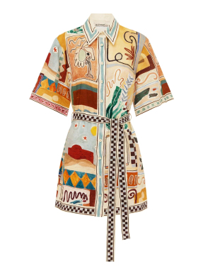 ΜΙΝΙ ΦΟΡΕΜΑ MICHELLE | Πολύχρωμο UK 8