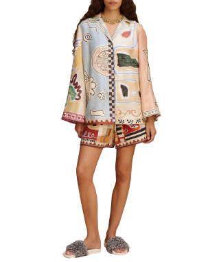 ΓΥΝΑΙΚΕΙΟ ΠΟΥΚΑΜΙΣΟ MICHELLE | Πολύχρωμο UK 8