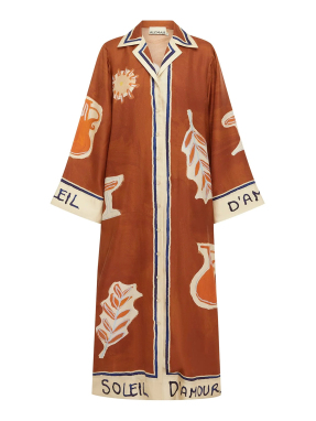 ΜΑΞΙ ΦΟΡΕΜΑ SOLEIL D'AMOUR | Καφέ Ανοιχτό UK 8