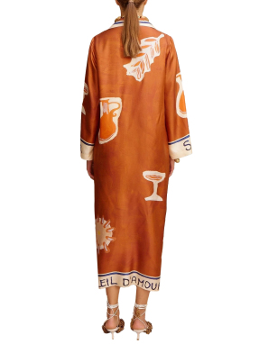 ΜΑΞΙ ΦΟΡΕΜΑ SOLEIL D'AMOUR | Καφέ Ανοιχτό UK 8