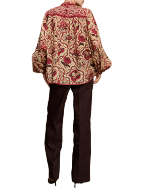 ΓΥΝΑΙΚΕΙΑ ΜΑΚΡΥΜΑΝΙΚΗ ΜΠΛΟΥΖΑ KENNY | Πολύχρωμο  UK 8