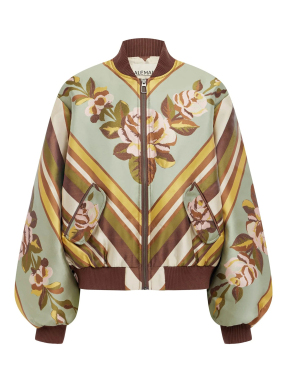 ΓΥΝΑΙΚΕΙΟ JACKET LA ROSA JACQUARD BOMBER | Πολύχρωμο  UK 12