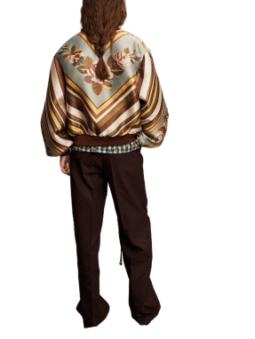 ΓΥΝΑΙΚΕΙΟ JACKET LA ROSA JACQUARD BOMBER | Πολύχρωμο  UK 12