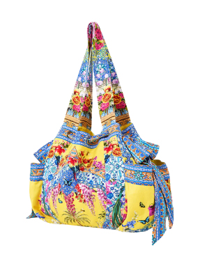 ΓΥΝΑΙΚΕΙΑ ΤΣΑΝΤΑ ΩΜΟΥ DRAWSTRING BOW BEACH BAG | Πολύχρωμο