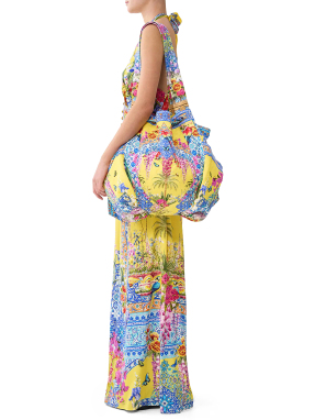 ΓΥΝΑΙΚΕΙΑ ΤΣΑΝΤΑ ΩΜΟΥ DRAWSTRING BOW BEACH BAG | Πολύχρωμο