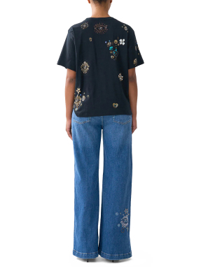 ΓΥΝΑΙΚΕΙΟ T-SHIRT TEE-AMULETS AND ALCHEMY | Μαύρο S