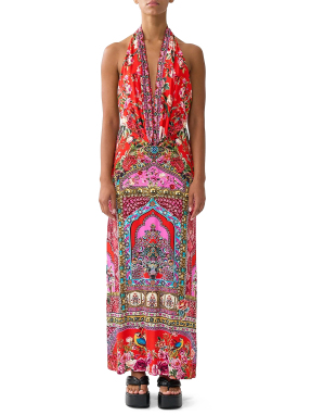 ΜΑΞΙ ΦΟΡΕΜΑ DEEP COWL PLUNGE | Ροζ S