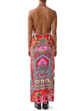 ΜΑΞΙ ΦΟΡΕΜΑ DEEP COWL PLUNGE | Ροζ S